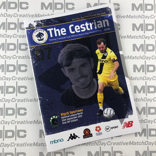 2021/22 #07 Digital Chester v Blyth Spartans 25.09.21 National League North Digital Programme