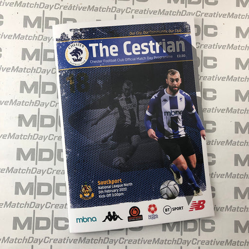 2021/22 #18 Digital Chester v Southport 05.02.22 National League North Digital Programme