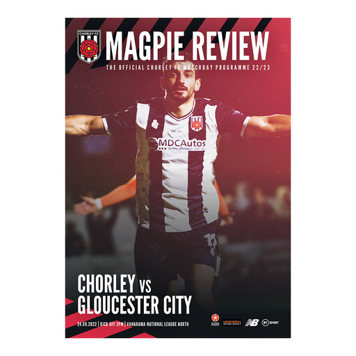2022/23 #06 Chorley v Gloucester City National League North 24.09.22 Printed Programme