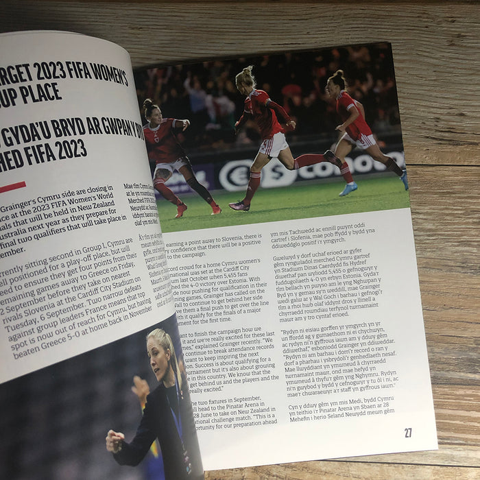 2022 #02 Cymru (Wales) v Ukraine FIFA World Cup 2022 European Qualifying Play-Off Final Path A 05.06.22 Printed Programme