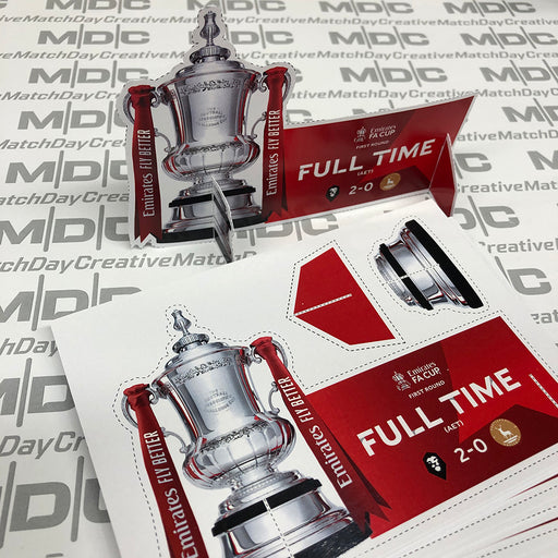 2020-21 Salford City Limited Edition FA Cup v Hartlepool Postcard
