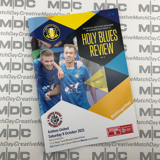 2021/22 #06 Gainsborough Trinity v Ashton United NPL 09.10.21 Programme