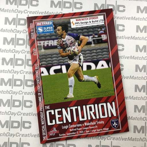 2021/22 #01 Leigh Centurions v Wakefield Trinity 12.09.21 Super League Programme