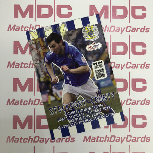 Stockport County v Cheltenham Town Trading Card