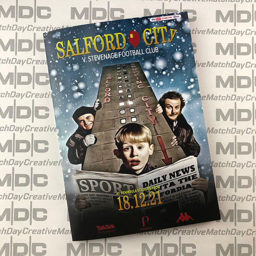 2021/22 #15 Salford City v Stevenage SkyBet League 2 18.12.21 Programme