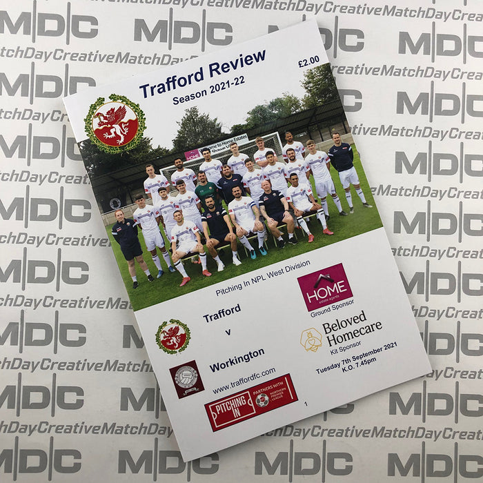 2021/22 #05 Trafford v Workington NPL 07.09.21 Digital Programme
