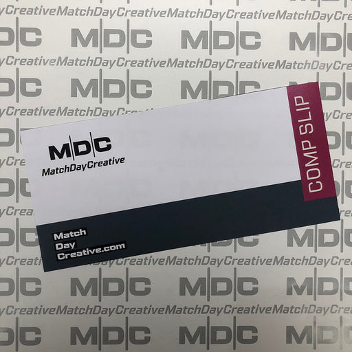Compliment Slip printing high peak derbyshire