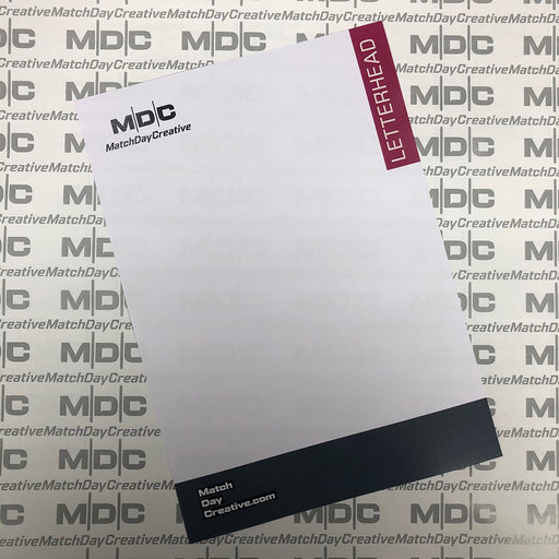 Letterhead printing high peak derbyshire